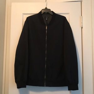 Alfani Mens Black Bomber Jacket XXL